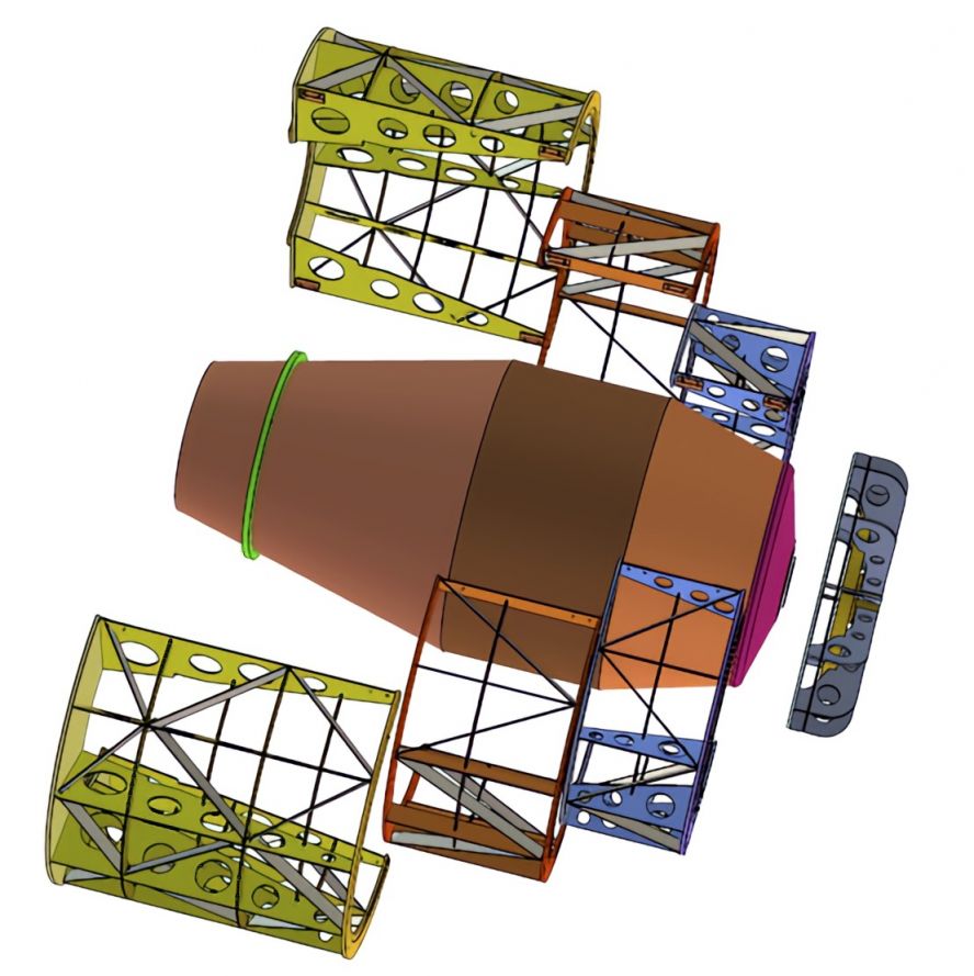 封頭胎膜、前錐胎膜、中節(jié)胎膜、后錐胎膜
